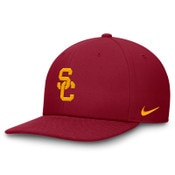 USC Trojans Nike Cardinal SC Interlock Dri Fit Sideline Pro Stuctured Square Bill Hat